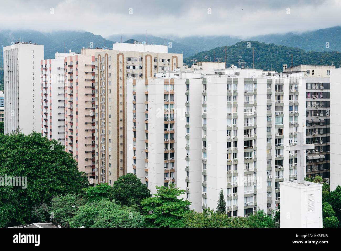 Des tours à Rio de Janeiro, Brésil Banque D'Images