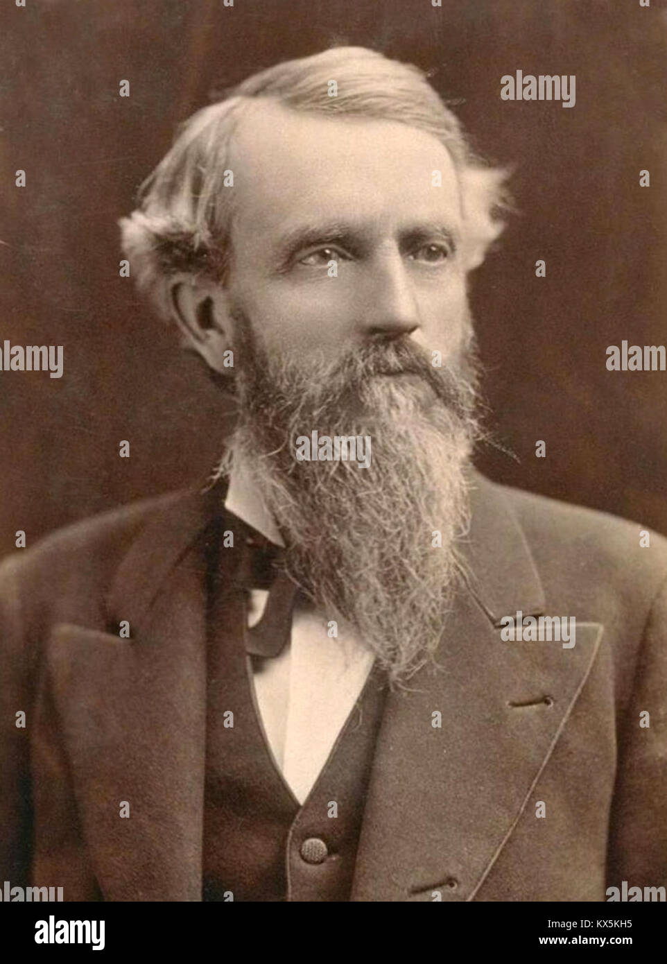 George Hearst, San Fransisco, magnat de l'or et le sénateur américain Banque D'Images