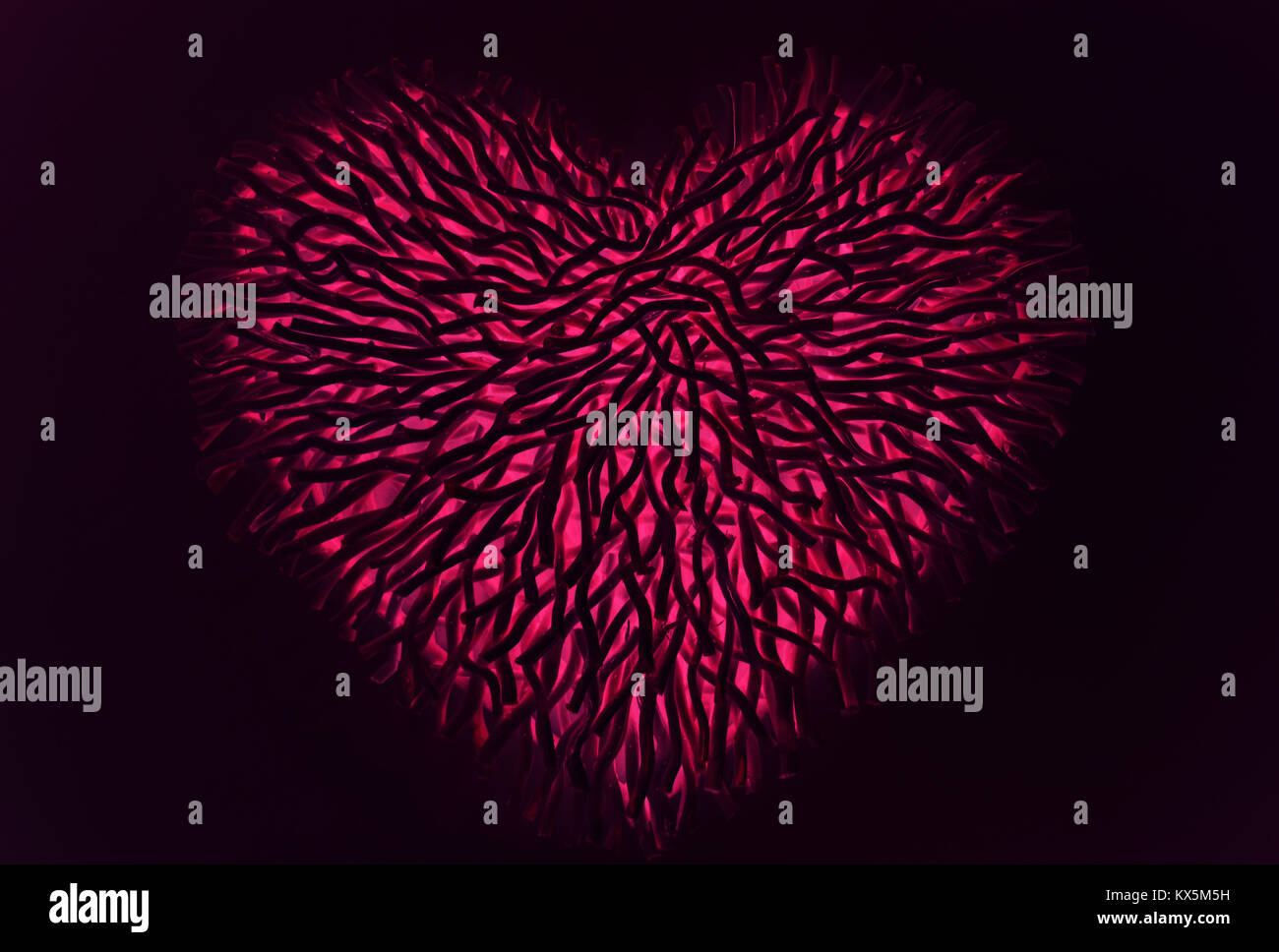 Valentines heart shape Banque D'Images