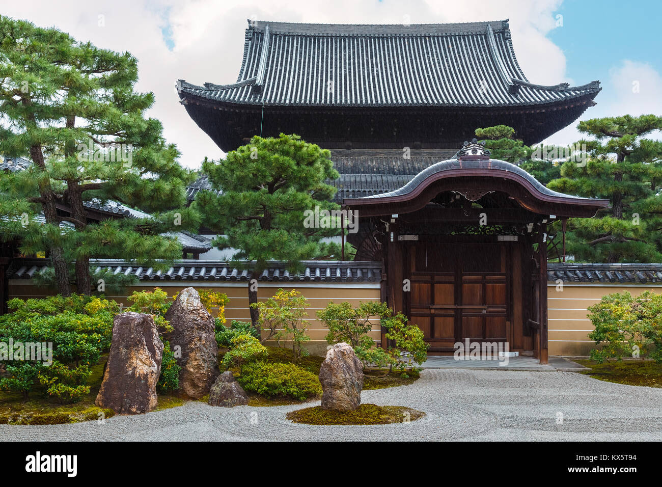 Kennin-ji à Kyoto, Japon, KYOTO, JAPON - 20 OCTOBRE : Kennin-ji à Kyoto, Japon, le 20 octobre 2014. L'un des cinq plus importants le Zen Banque D'Images