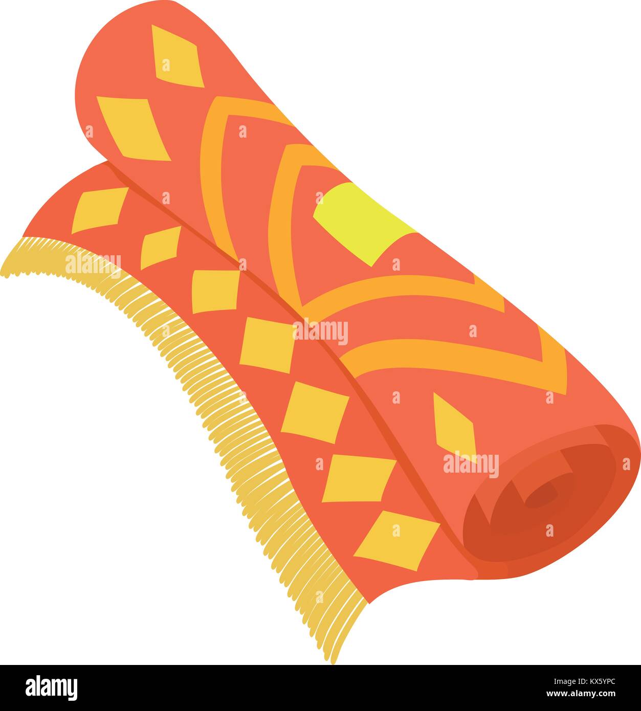 L'arabe, l'icône de tapis de style cartoon Image Vectorielle Stock - Alamy