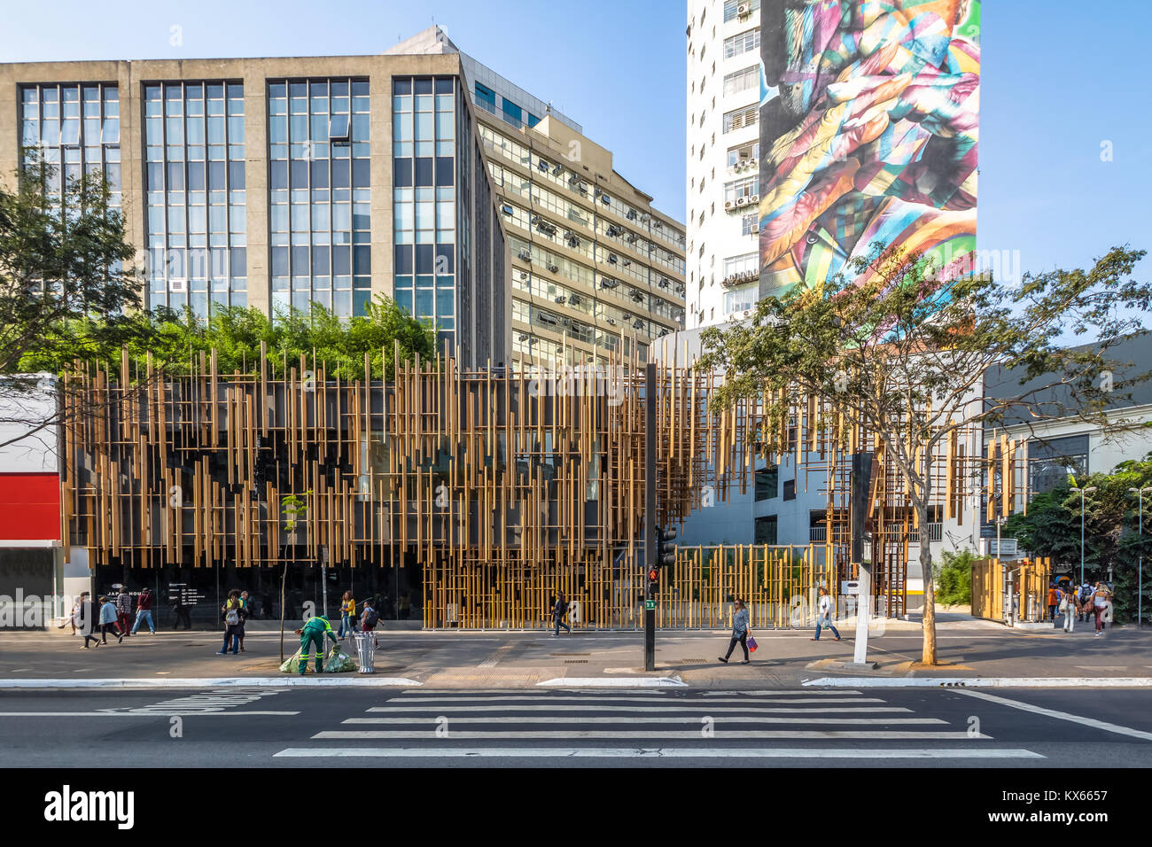 Japon Chambre à l'Avenue Paulista - Sao Paulo, Brésil Banque D'Images