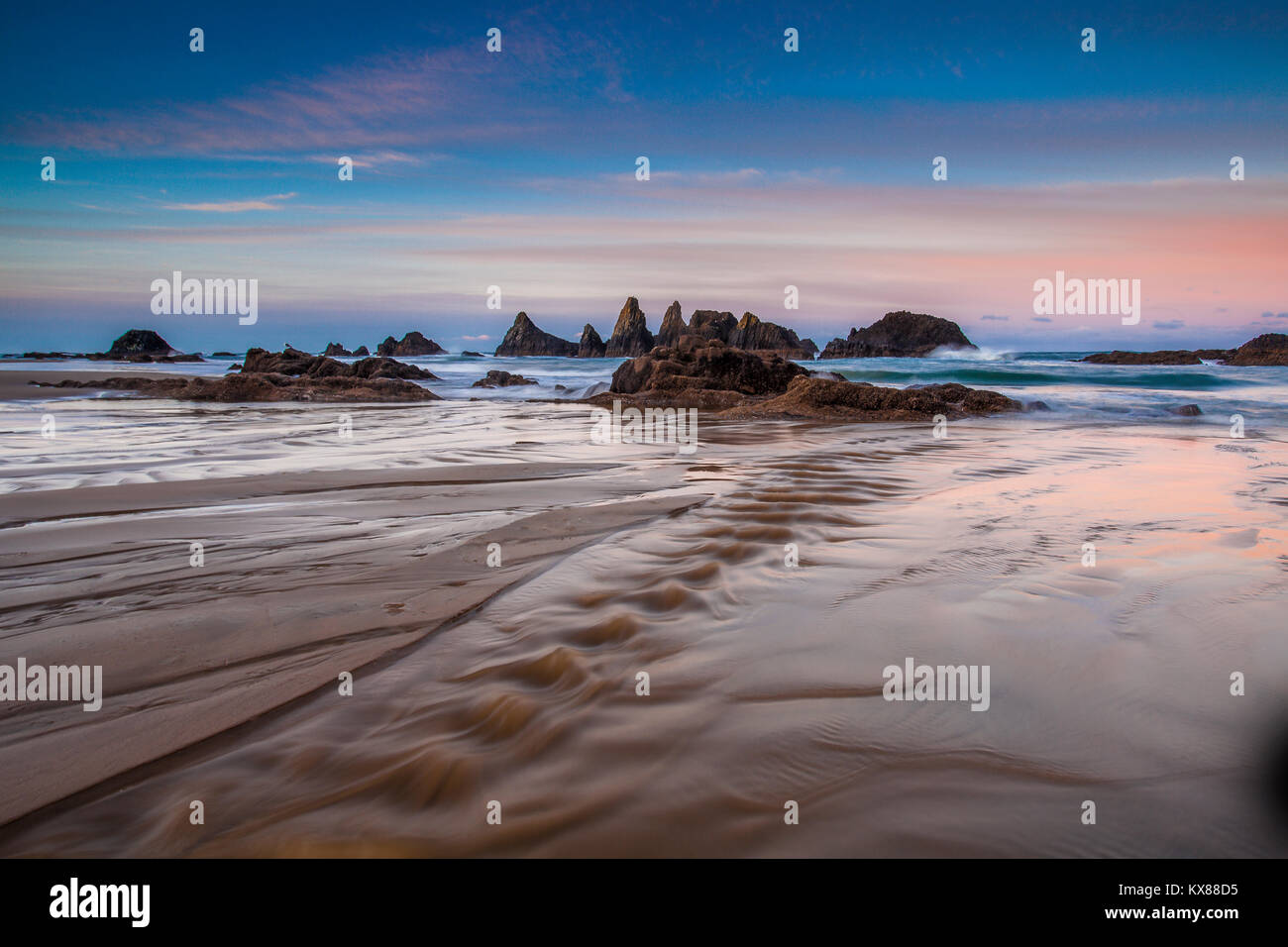 Seal Rock Brach dans Oregon Banque D'Images