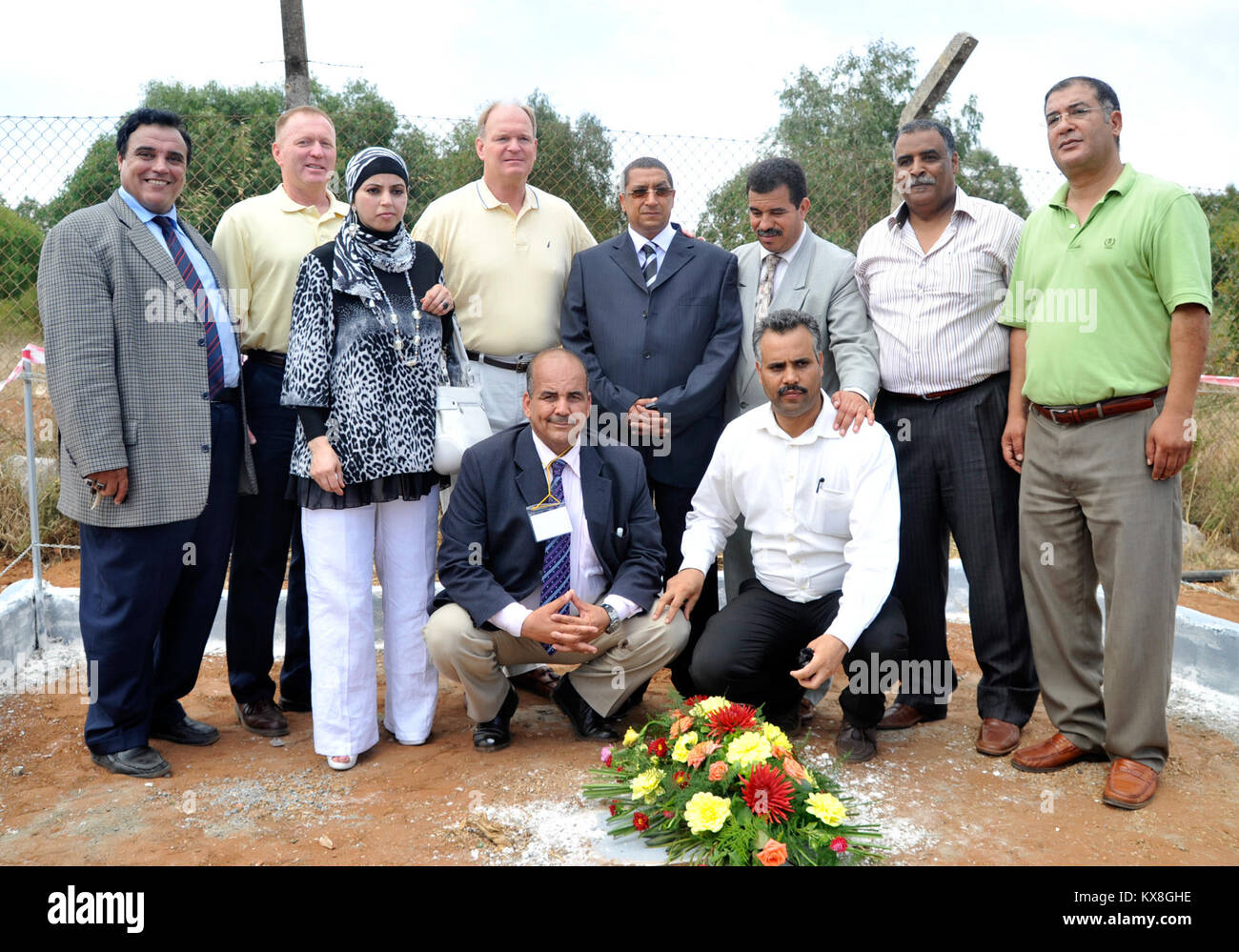 Kénitra, Maroc - La Garde nationale de l'Utah's 23e Army Band effectuée à Kenitra, le site d'atterrissage historique des forces américaines lors de la DEUXIÈME GUERRE MONDIALE., le 3 juillet. Commandé par l'Adjudant-chef Denny Saunders, le groupe effectue dans ces différentes équipes musicales : la 23e Cérémonie Army Band, le groupe de rock appelé "Article 15", le combo de jazz, le quintette appelé "cinq étoiles" en laiton et autres ensambles. La Garde nationale de l'Utah a établi un partenariat par le biais de la Garde nationale de l'état du programme de partenariat avec le Maroc il y a plus de sept ans. Depuis 2004 plus de 75 événements ont été menées entre Banque D'Images