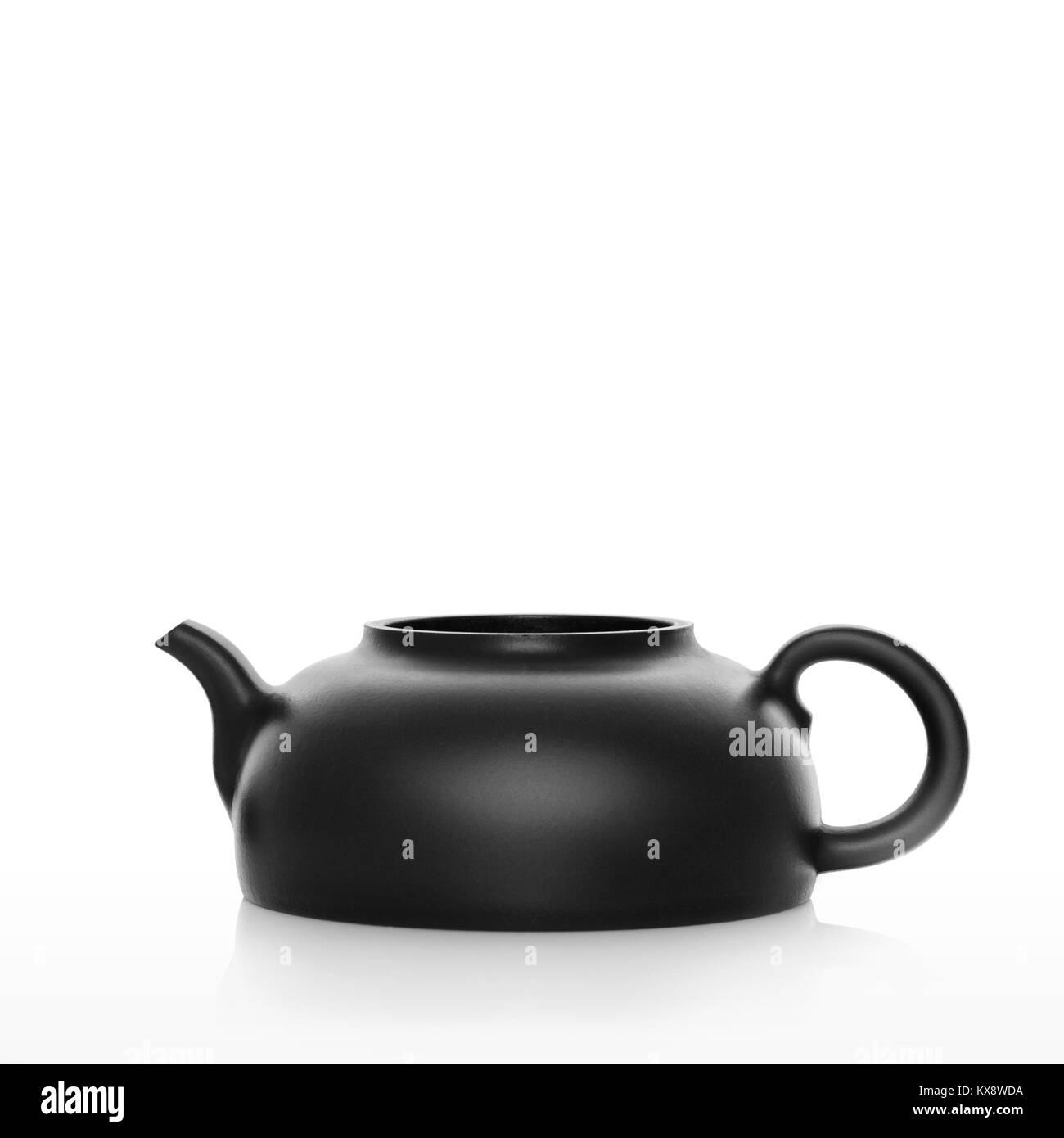 Pot de thé chinois. Pot en argile. Banque D'Images