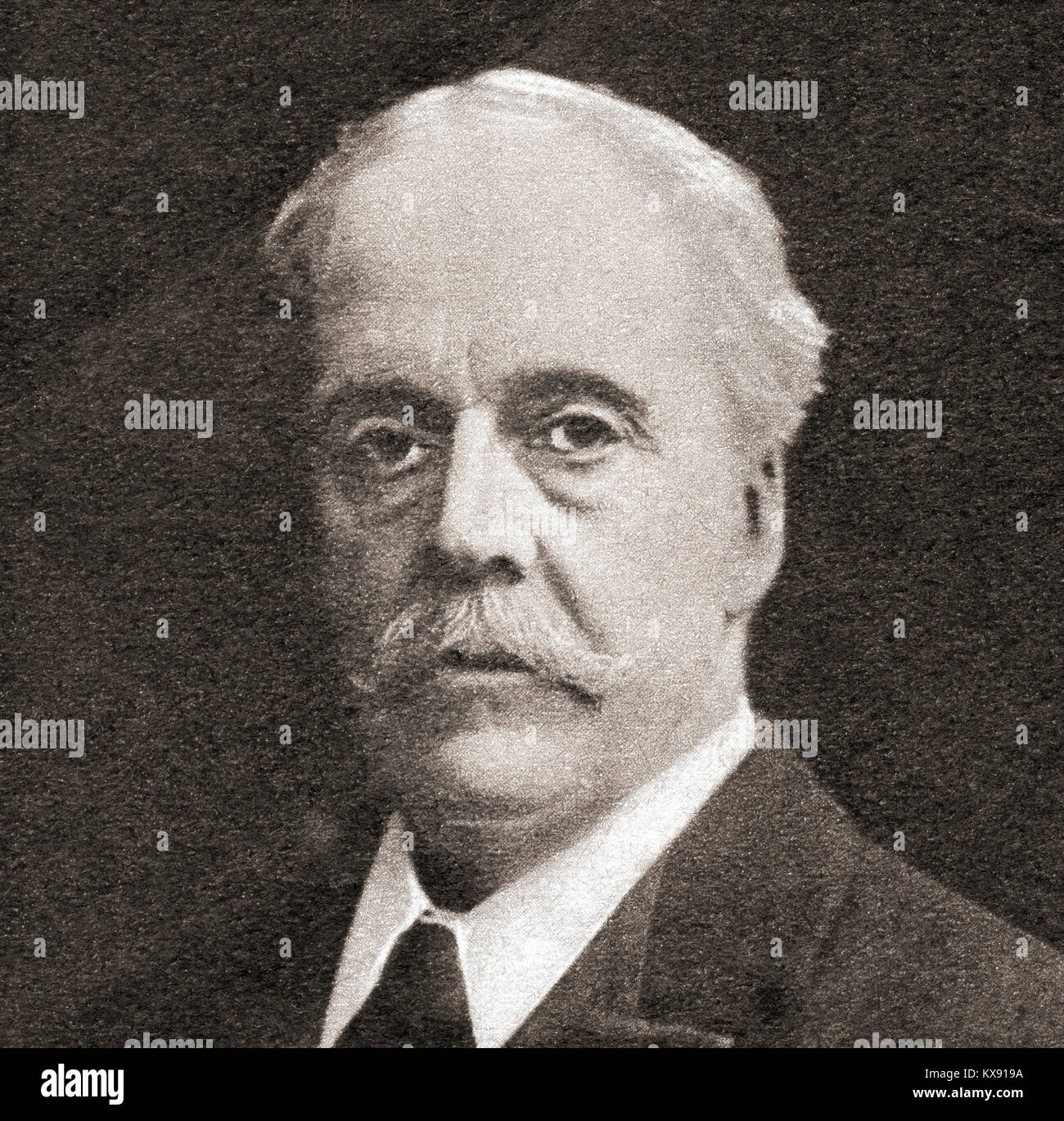 Arthur James Balfour, 1er comte de Balfour, 1848 - 1930. Parti conservateur britannique, homme d'État et Premier Ministre du Royaume-Uni. À partir de quarante années merveilleuses, publié en 1938. Banque D'Images