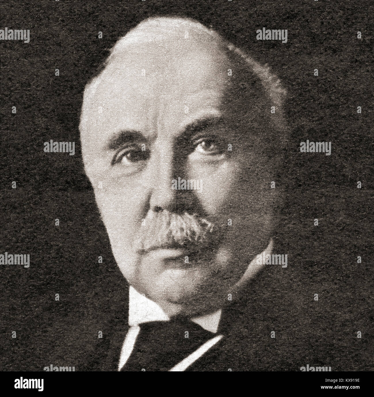 Sir Henry Campbell-Bannerman, 1836 - 1908. Parti libéral britannique, homme d'État et Premier Ministre du Royaume-Uni. À partir de quarante années merveilleuses, publié en 1938. Banque D'Images