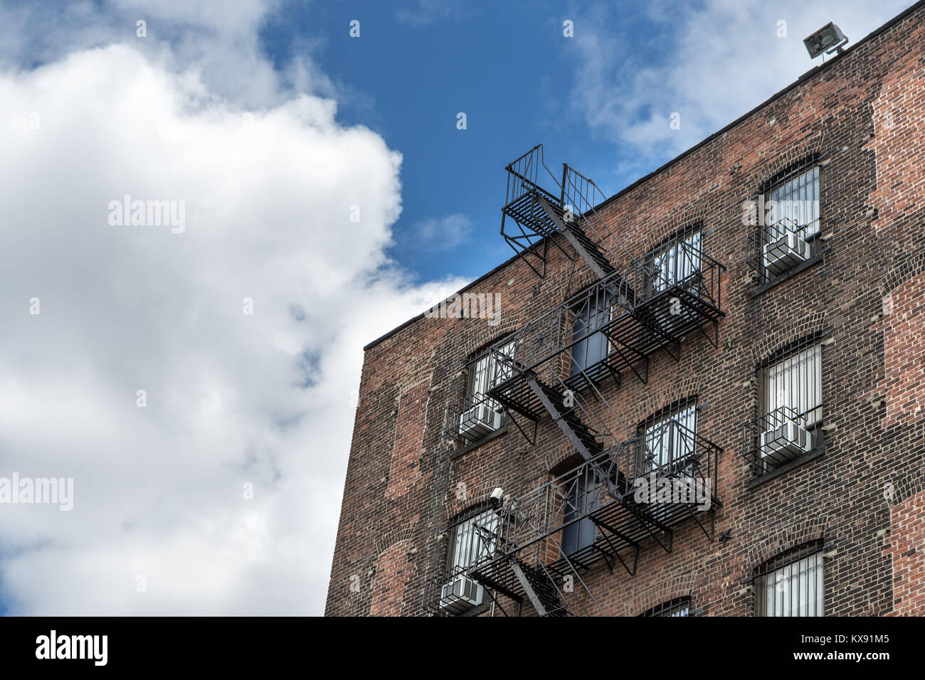 Vieux bâtiment en brique Dumbo, Brooklyn, NY Banque D'Images