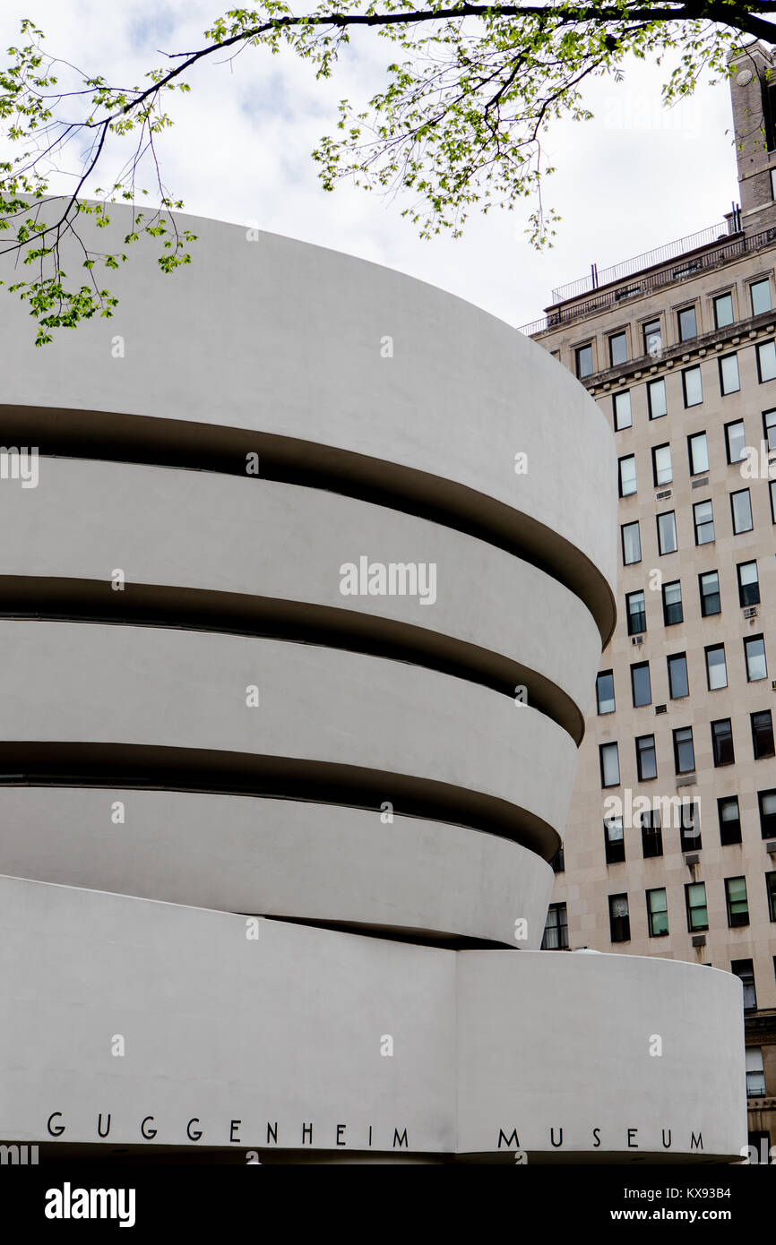 Le Solomon Guggenheim Museum, NEW YORK Banque D'Images
