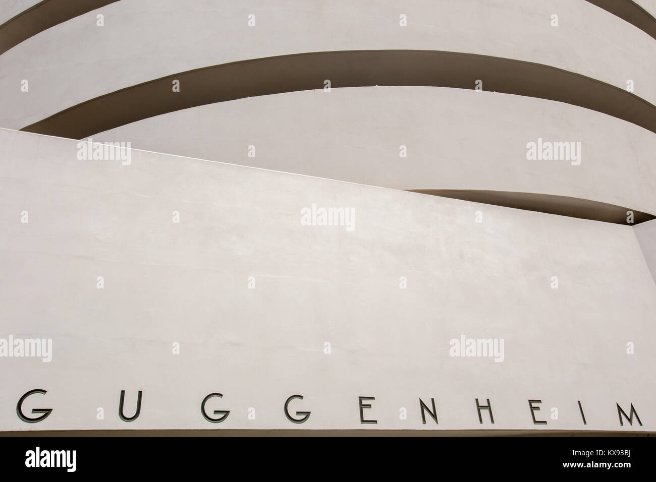 Le Solomon Guggenheim Museum, NEW YORK Banque D'Images