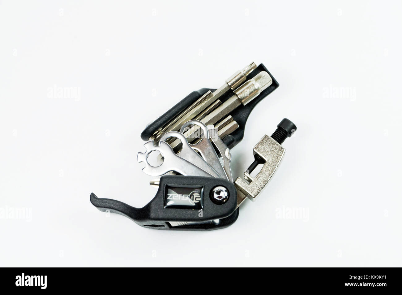 Randonnée à vélo multi tool Banque D'Images