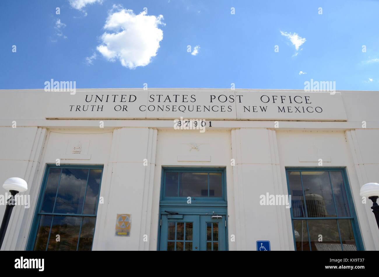 United States post office building vérité ou conséquences nouveau mexique  USA Photo Stock - Alamy