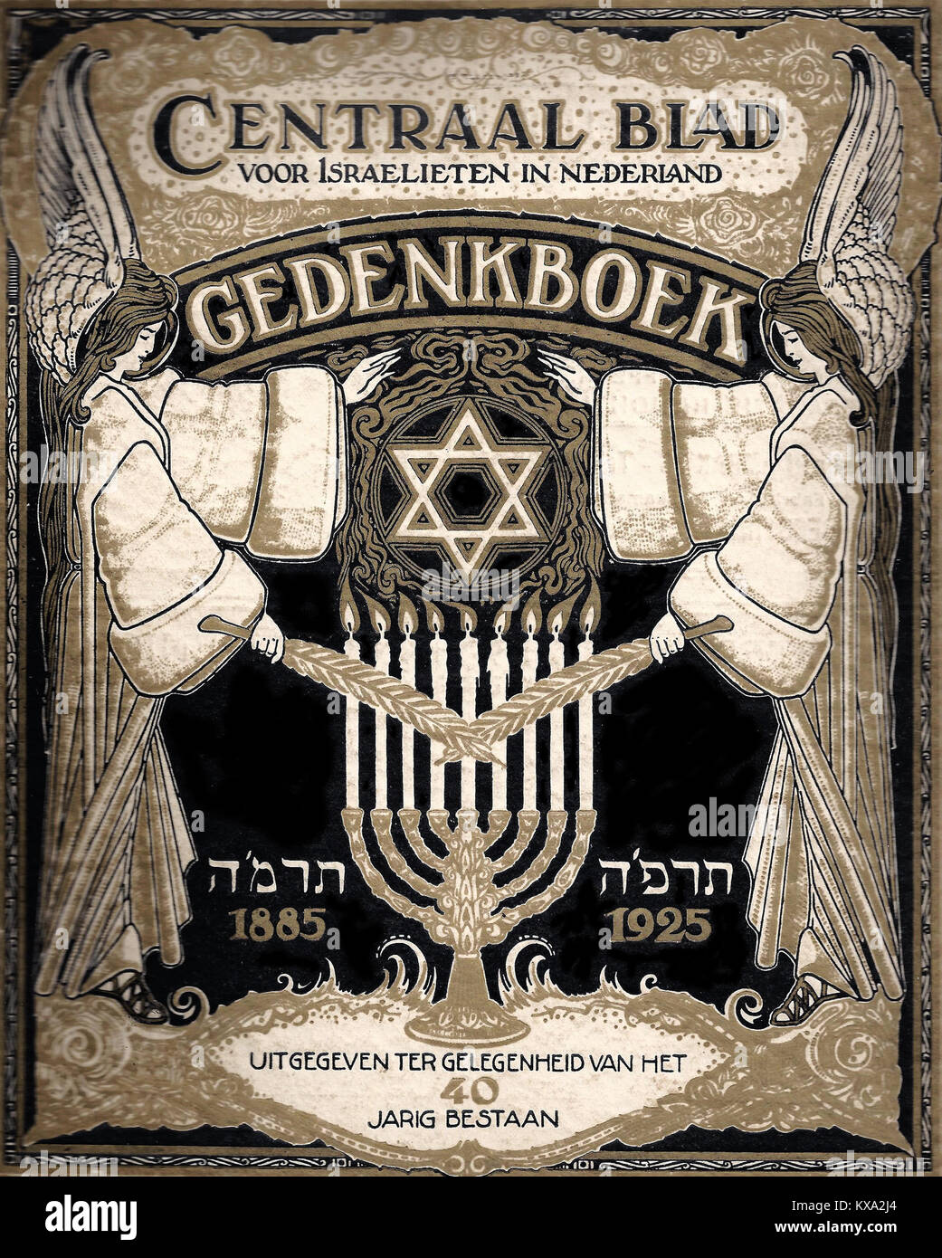 Dans Israelieten Centraal Blad voor Nederland Banque D'Images