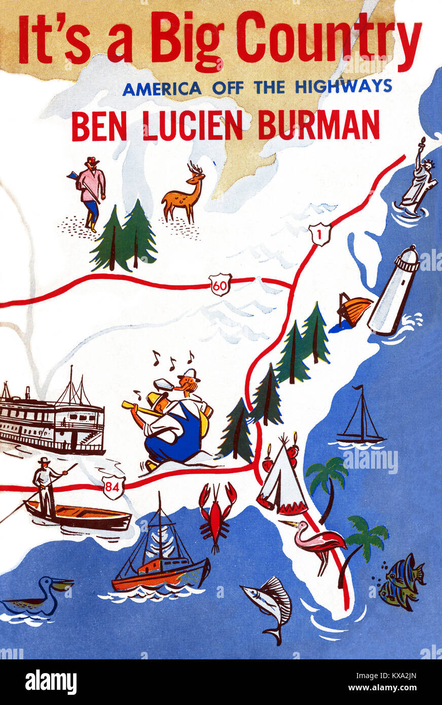 C'est un grand pays Banque D'Images