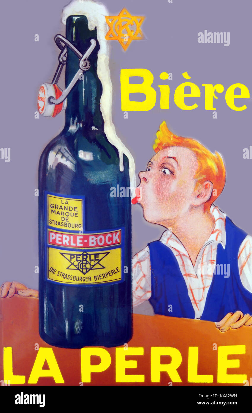 Bière La Perle Banque D'Images
