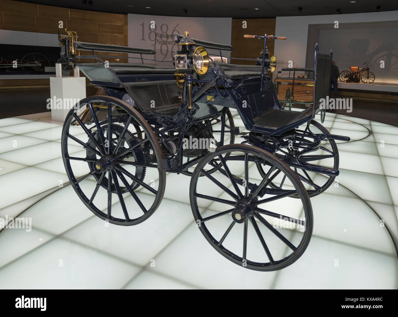 Mercedes voitures de la collection du Musée. Banque D'Images
