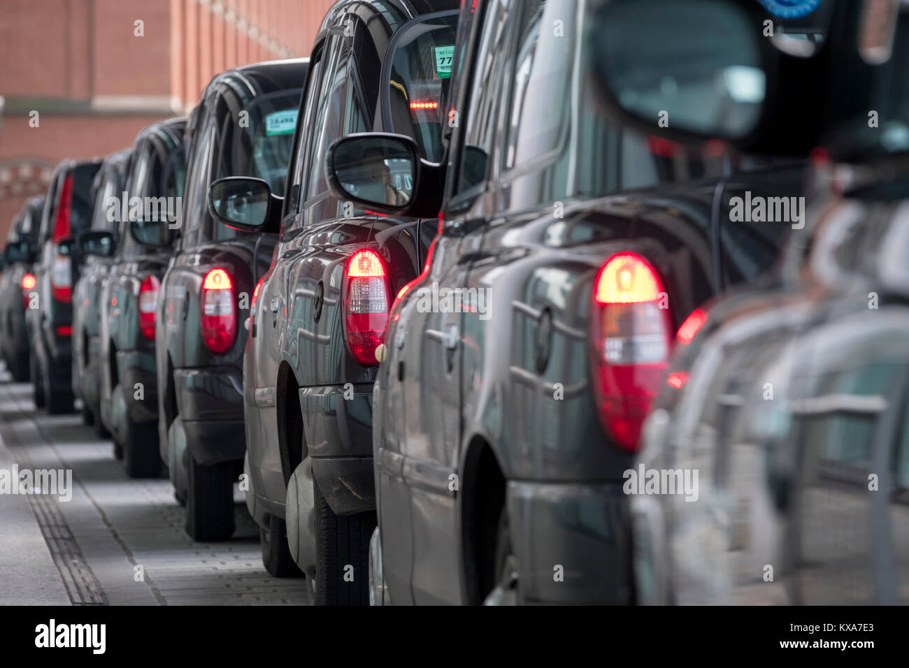 London Taxi's Banque D'Images