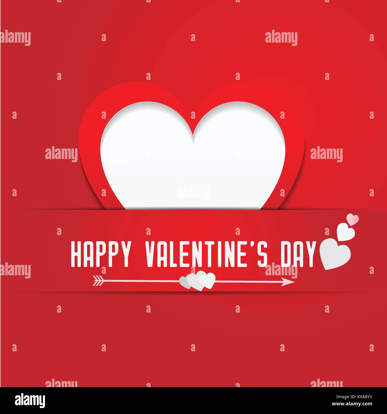 Valentines Day contexte vecteur pour la conception de cartes de souhaits Illustration de Vecteur