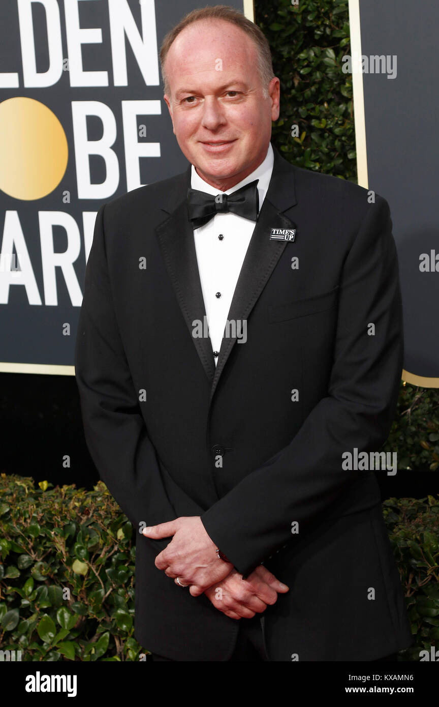 Los Angeles, USA. 07Th Jan, 2018. Tom McGrath assiste à la 75e Assemblée Golden Globe Awards tenue à l'hôtel Beverly Hilton le 7 janvier 2018 à Beverly Hills, Californie. Credit : Geisler-Fotopress/Alamy Live News Banque D'Images