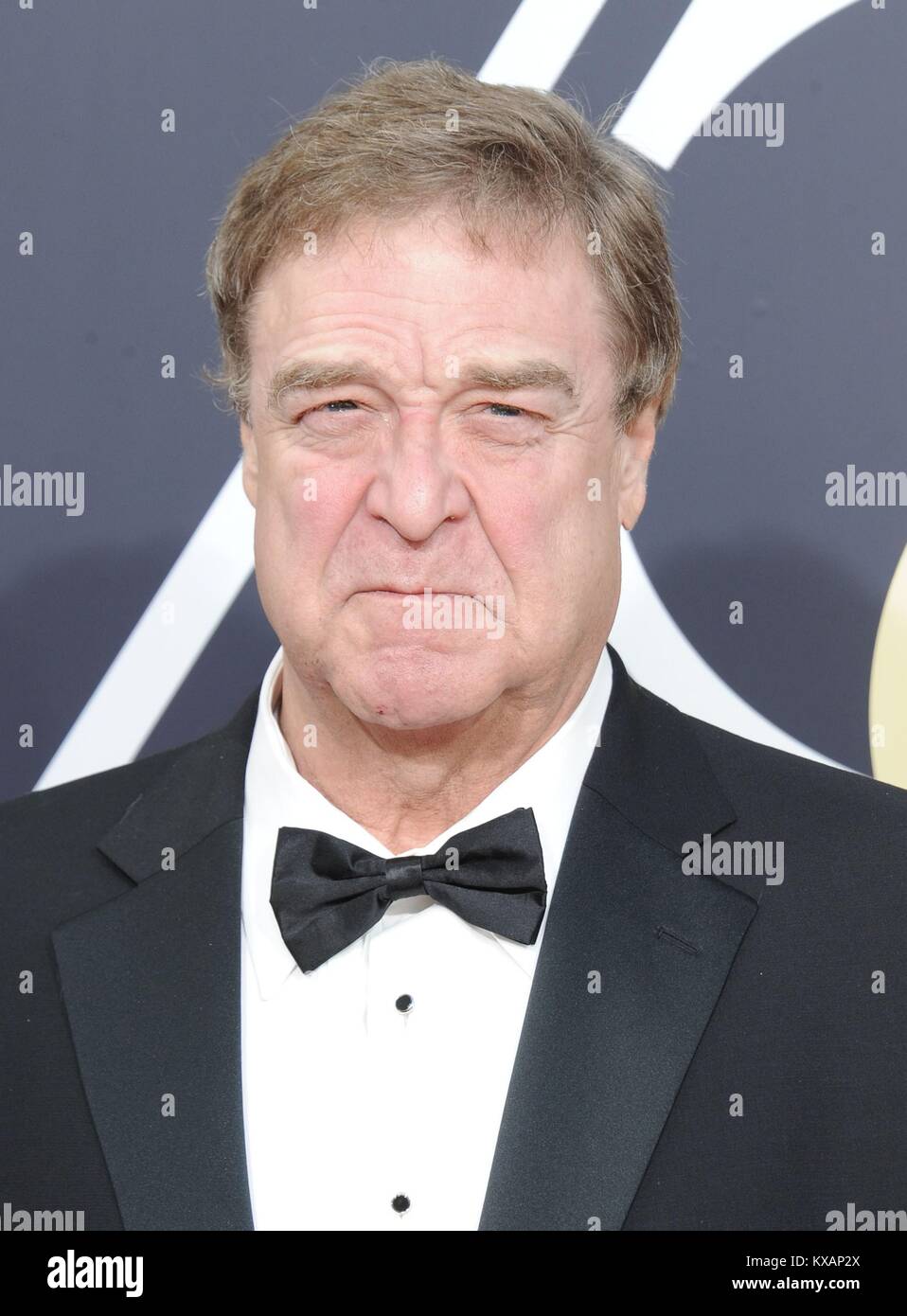 John Goodman au niveau des arrivées pour 75e Assemblée Golden Globe Awards - Arrivals 3, le Beverly Hilton Hotel, Los Angeles, CA 7 janvier 2018. Photo par : Dee Cercone/Everett Collection Banque D'Images