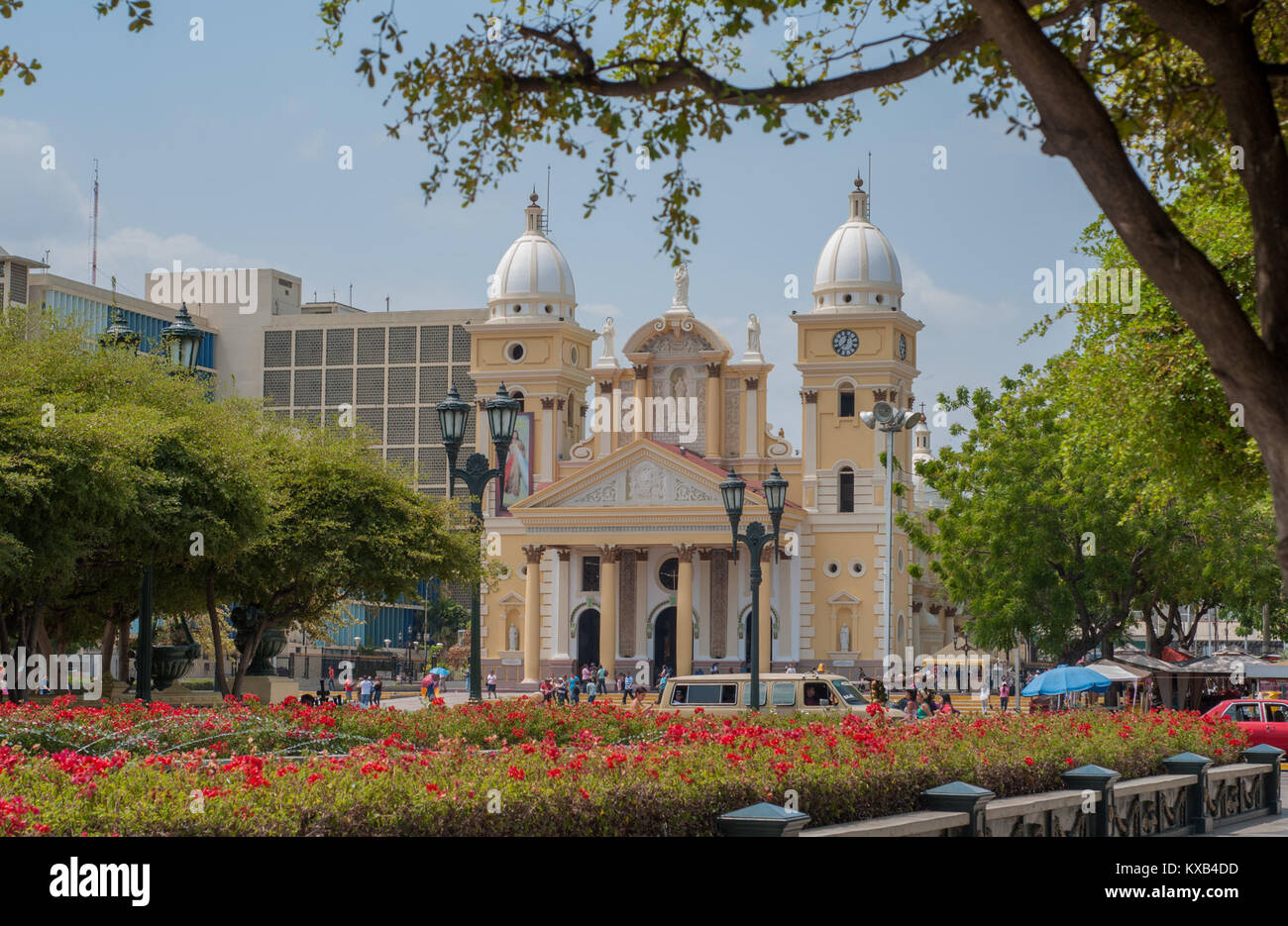 Basilique de notre dame du chapelet chiquinquira Banque de