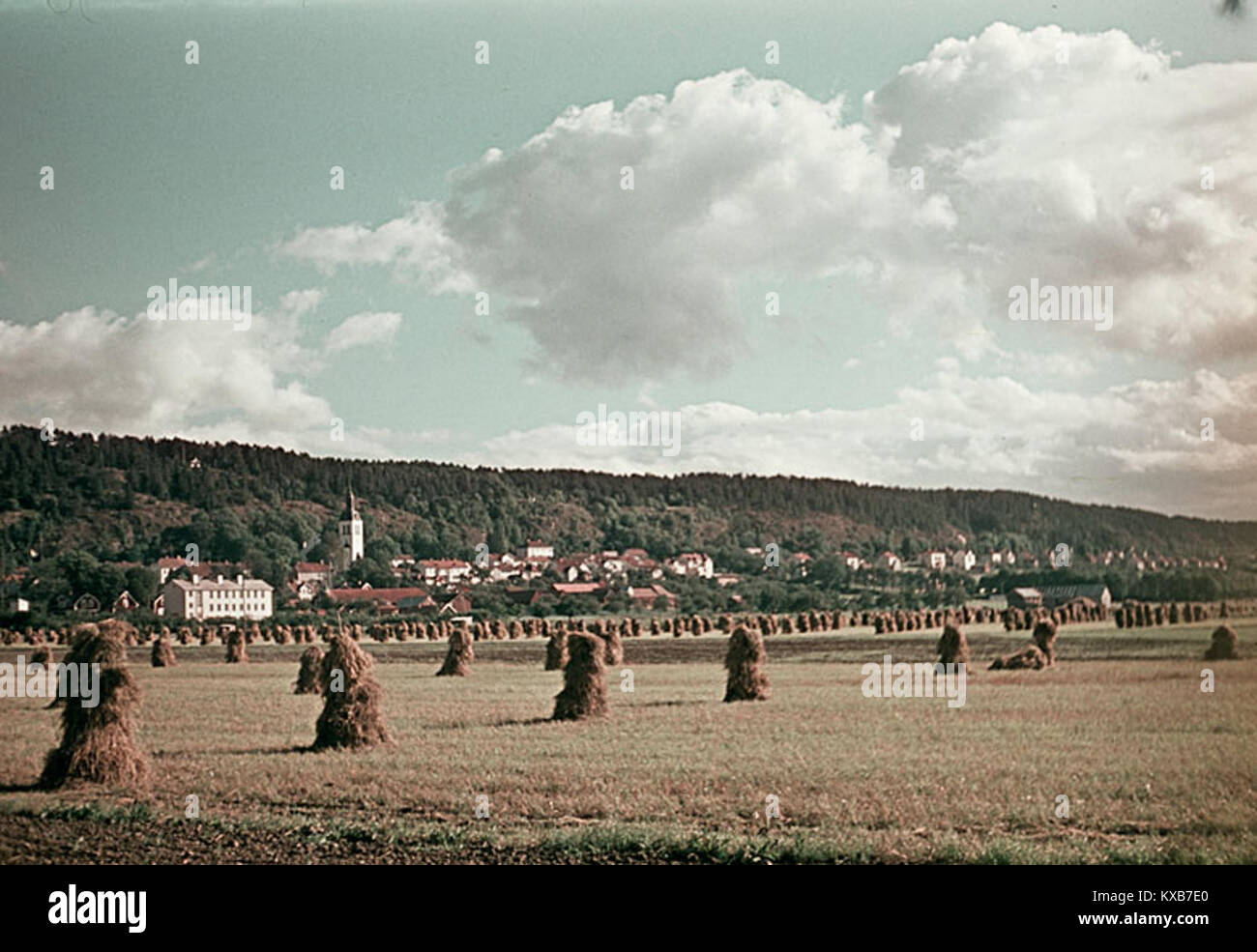 Gränna, en Suède, est une ville historique connue pour son patrimoine culturel, sa beauté pittoresque et sa production suédoise traditionnelle de bonbons, avec une atmosphère de ville charmante. Banque D'Images