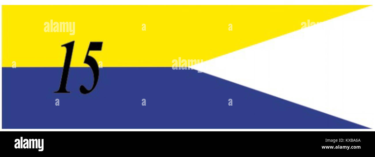 Cette image représente l'insigne de la 15e brigade mécanisée de Gizycko, en Pologne, une unité de l'armée polonaise, illustrant l'insigne militaire et la tradition. Banque D'Images