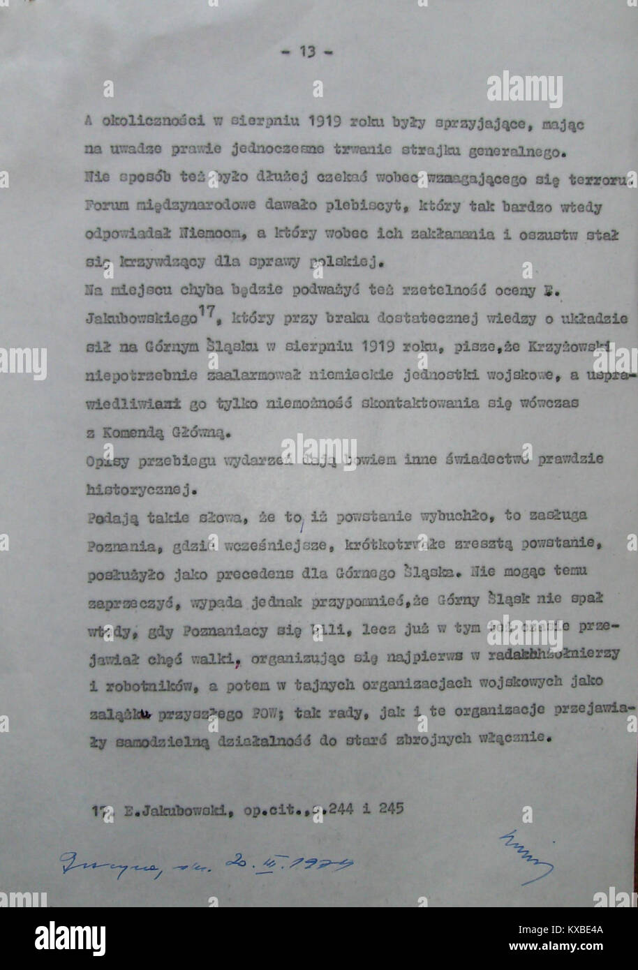 L’œuvre de Marian Krzyżowski représente des scènes du soulèvement de Silésie de 1919, un conflit en haute-Silésie entre les forces polonaises et allemandes pendant la lutte pour l’indépendance de la Pologne. Il illustre les moments clés et les chiffres impliqués dans le soulèvement régional. Banque D'Images