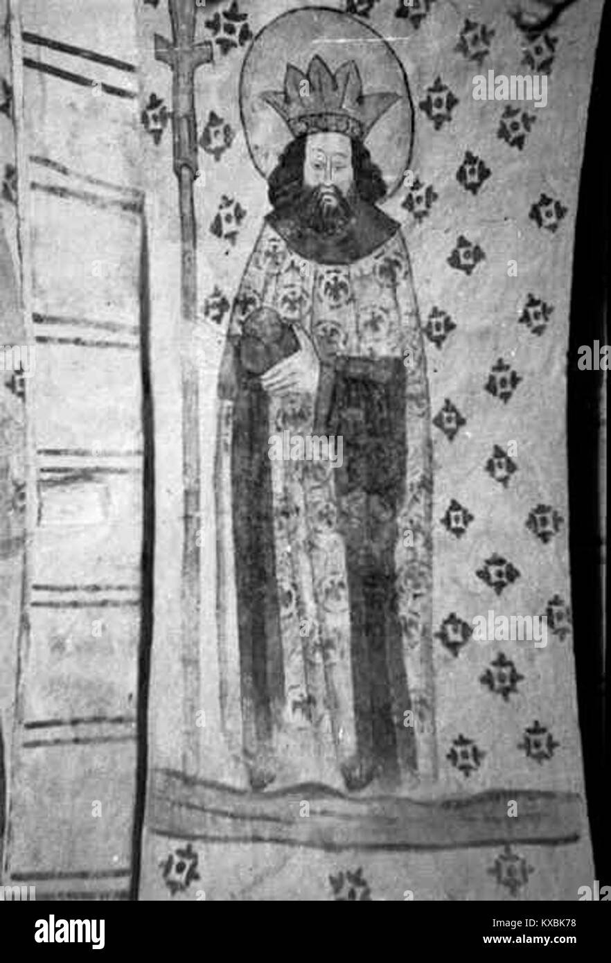 L’église Sankt Laurentius de Skivarp, en Suède, est une église médiévale présentant une architecture gothique, des vitraux et un autel préservé, reflétant le patrimoine ecclésiastique et culturel suédois. Banque D'Images