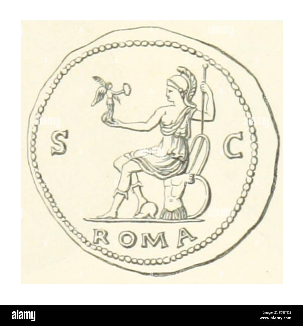 L'œuvre de Smyth de 1851, intitulée Roma Nicephora, est probablement une œuvre historique ou littéraire, avec une pertinence potentielle pour les études du XIXe siècle. Le titre peut faire référence à l'histoire classique de Rome, impliquant des figures telles que Nicéphore ou d'autres sujets connexes. Banque D'Images