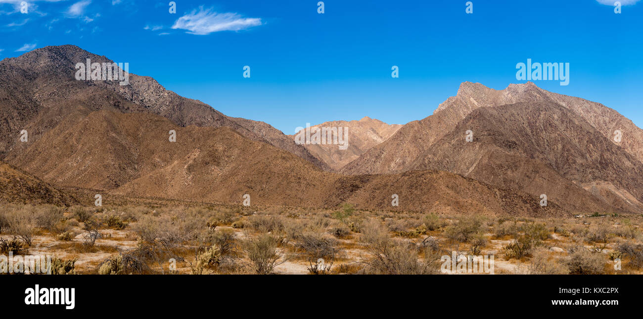 Valley près de Borrego Springs en Californie désert Banque D'Images