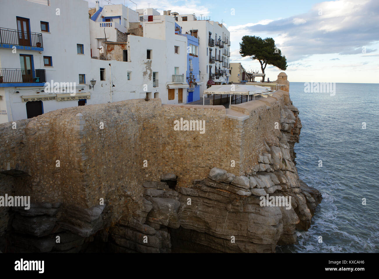 Espagne, province de Castellon, Peniscola, Costa del Azahar Banque D'Images