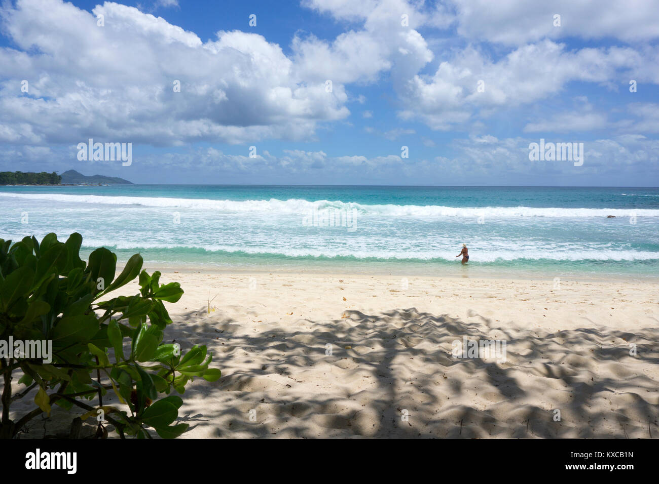 Grand anse village seychelles Banque de photographies et d’images à