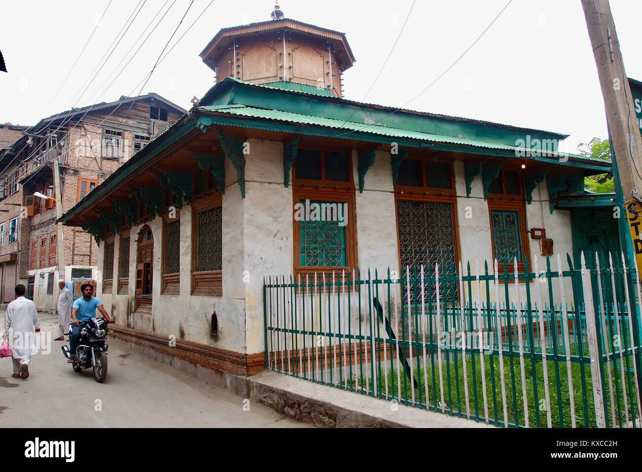 Rozabal, un tombeau de deux saints soufis à Srinagar, au Cachemire, l'un d'entre eux ont cru par certains comme Jésus Christ qui a survécu à la crucifixion et sont morts ici Banque D'Images