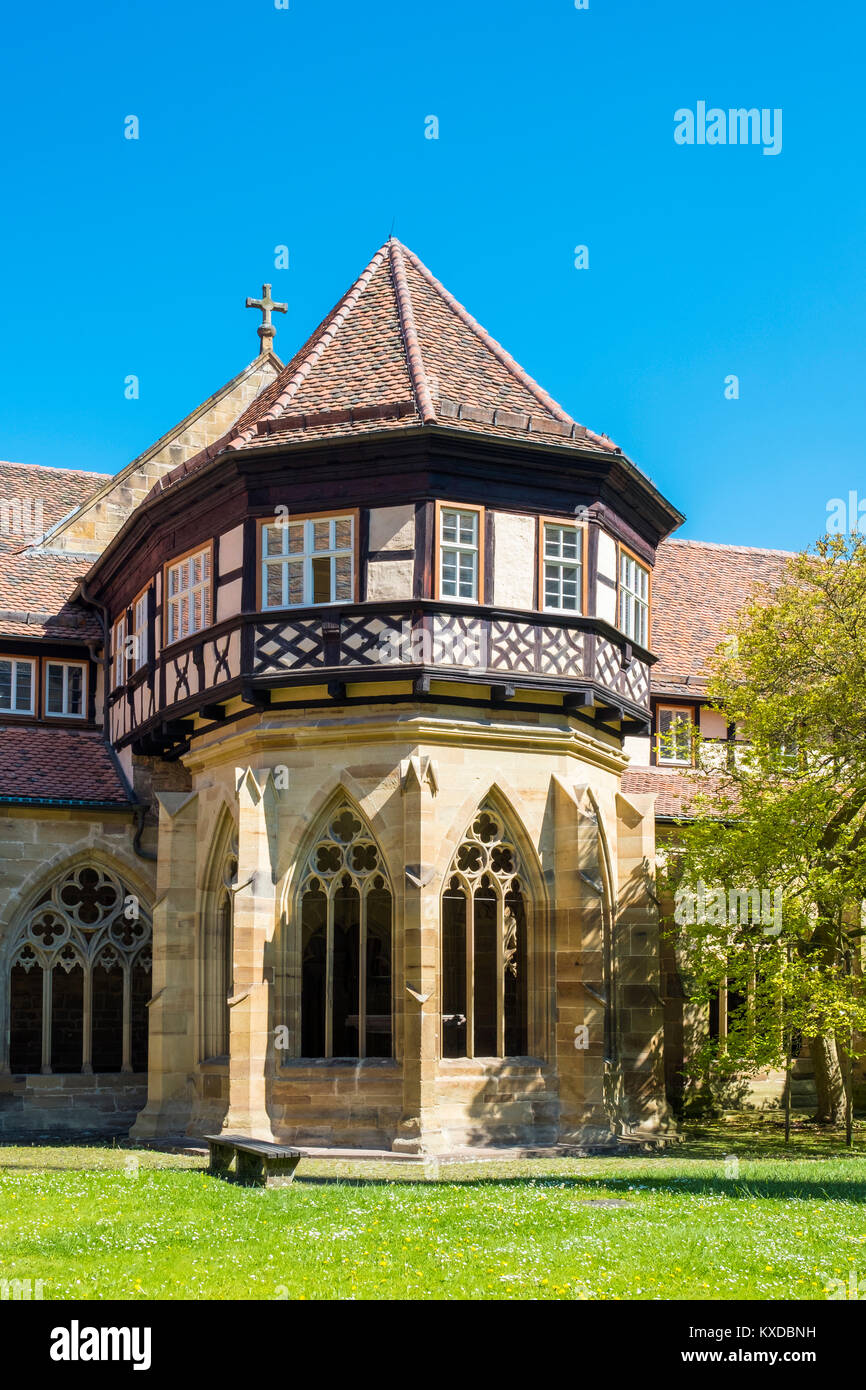 Extérieur à colombages du Monastère de Maulbronn (Kloster Maulbronn), UNESCO World Heritage Site,, Maulbronn Baden-Wurttemberg, Allemagne Banque D'Images