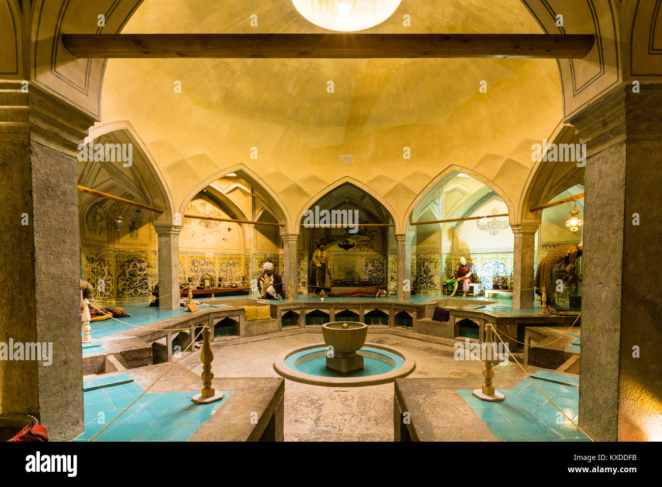 Hammam-e Ali Gholi Agha ou Ali Gholi Agh,hammam,Iran Ispahan Banque D'Images