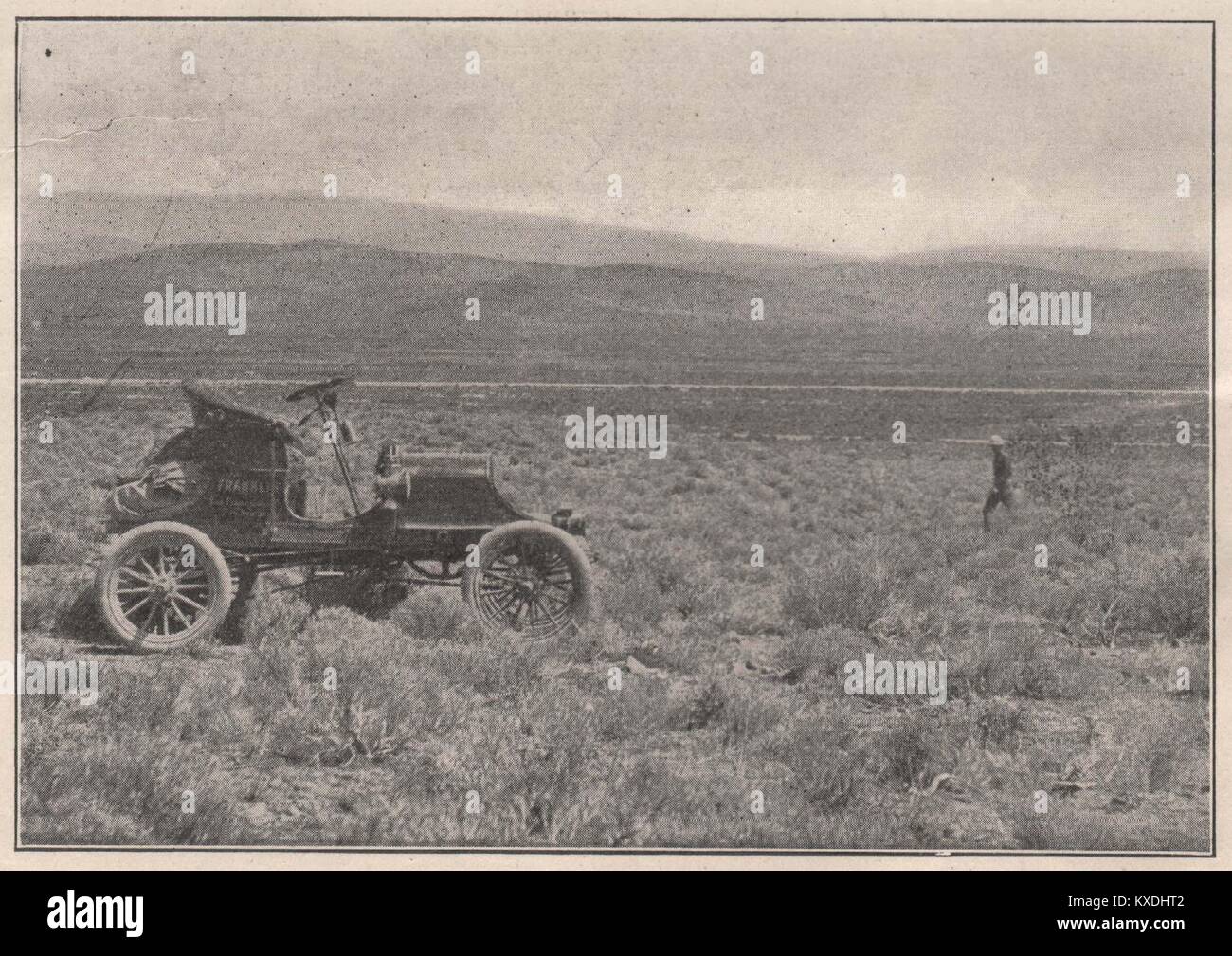 Un échantillon d'Alcali Desert Banque D'Images