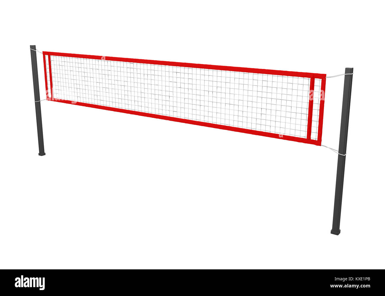 Filet de volley-ball Isolated Banque D'Images