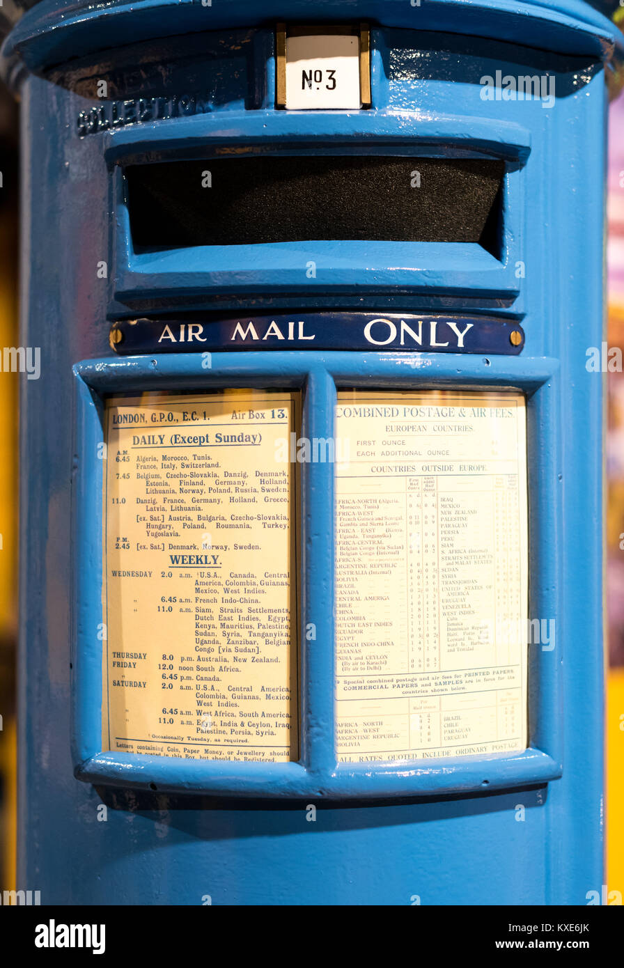 Musée de la poste, Royal Mail Postal Museum, Mount Pleasant, Londres Banque D'Images