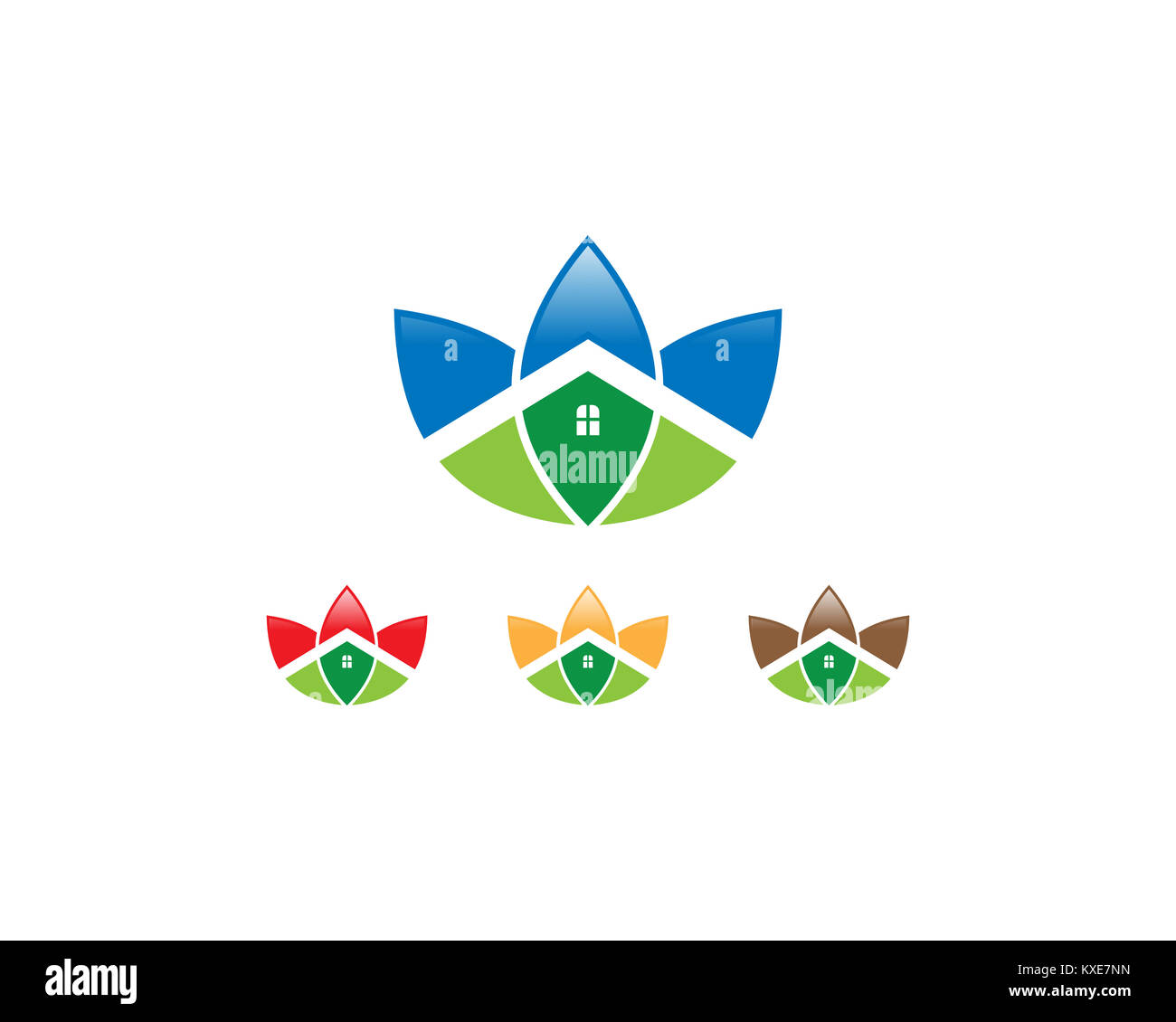 Est un symbole en relation avec les termes de maison, résidence ou logement Banque D'Images