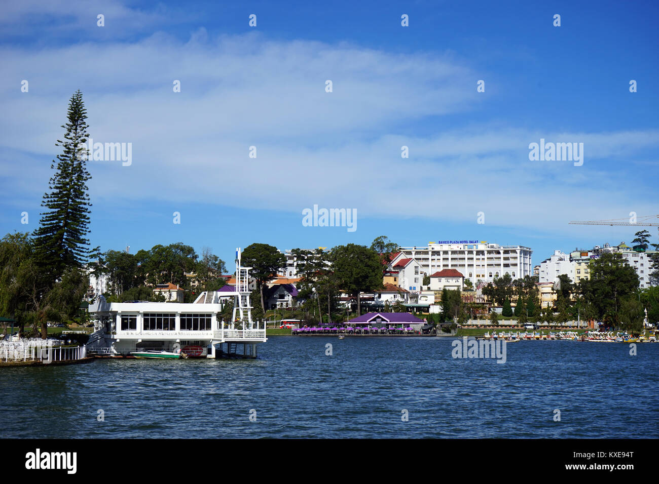 DALAT, VIETNAM - CIRCA JANVIER 2017 Lac Xuan Huong Banque D'Images