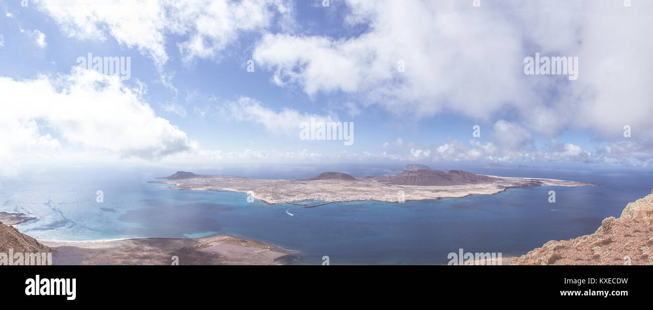 Tiré de mon voyage sur la route à Lanzarote, Îles Canaries Banque D'Images