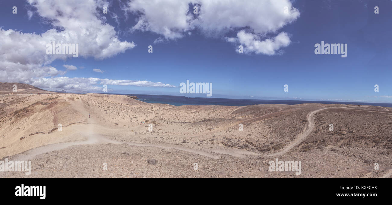 Tiré de mon voyage sur la route à Lanzarote, Îles Canaries Banque D'Images