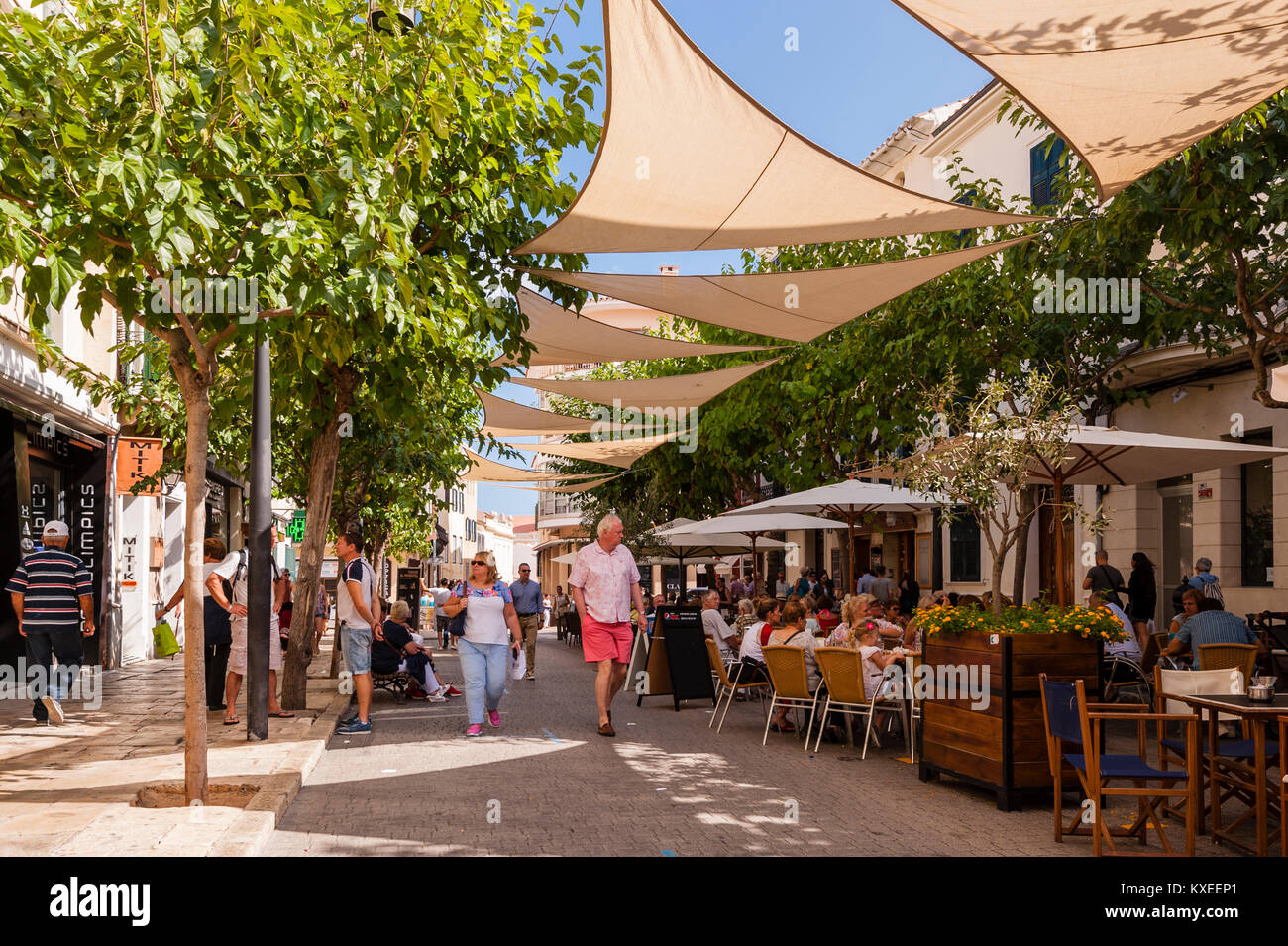 Mahon , Menorca , Baléares , Espagne Banque D'Images