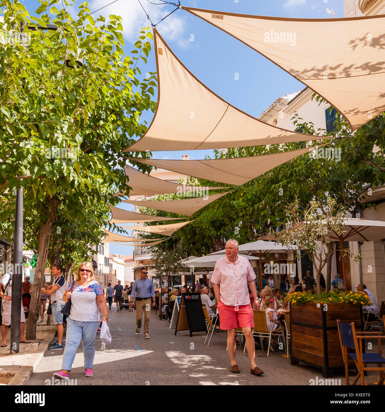 Mahon , Menorca , Baléares , Espagne Banque D'Images