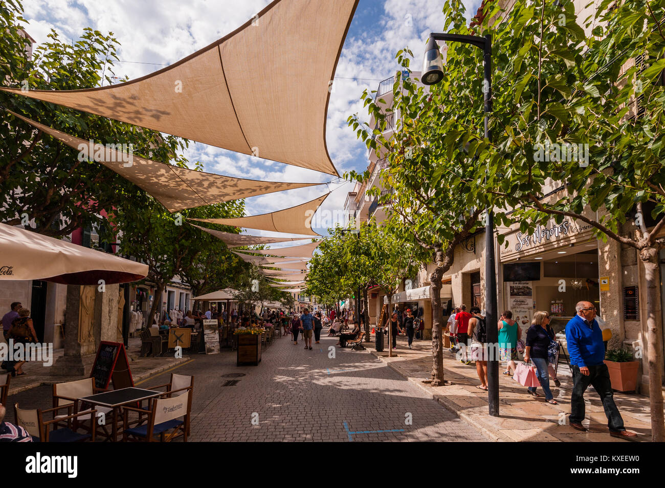 Mahon , Menorca , Baléares , Espagne Banque D'Images