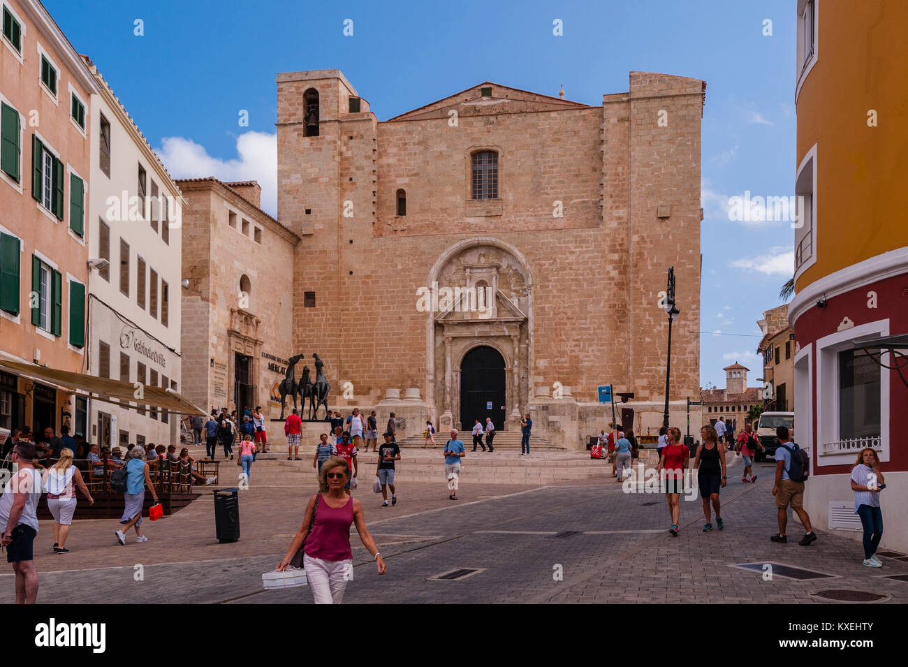 Mahon , Menorca , Baléares , Espagne Banque D'Images