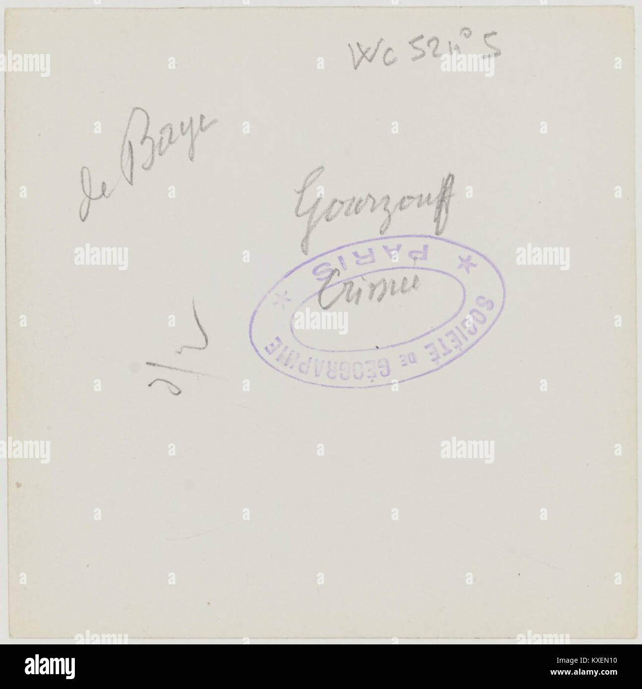 Photographie prise en 1894-95 dans la région de Crimée attribuée au baron de Baye, montrant un paysage ou une scène du gouvernorat de Taurida de l'Empire russe, faisant partie d'une collection de 19 photographies. Banque D'Images