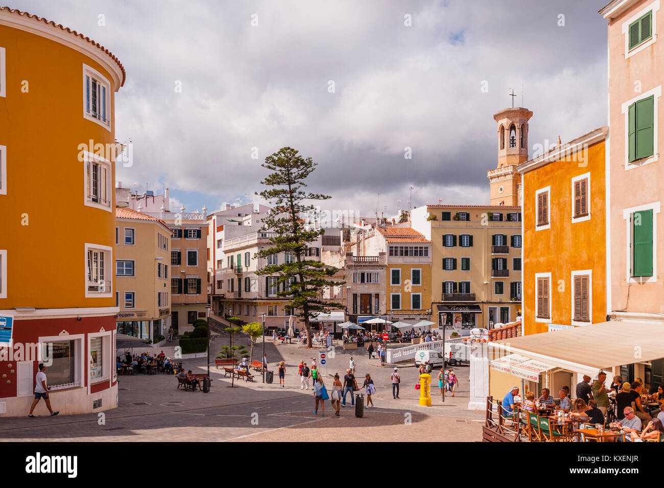 Mahon , Menorca , Baléares , Espagne Banque D'Images