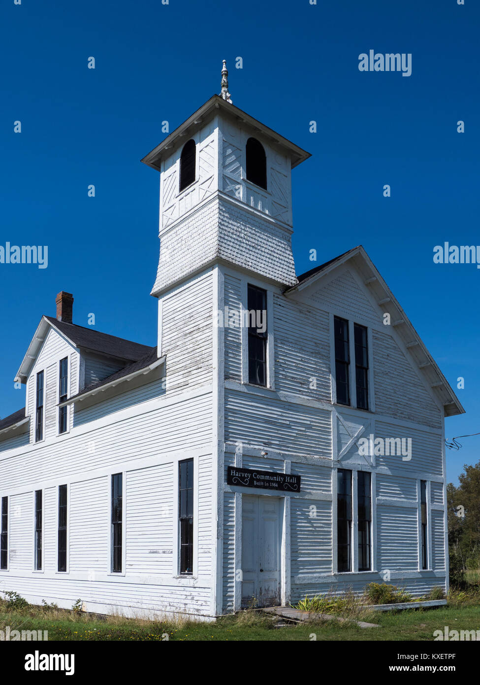 Centre communautaire de Harvey, baie de Fundy, de Harvey, au Nouveau-Brunswick, Canada. Banque D'Images